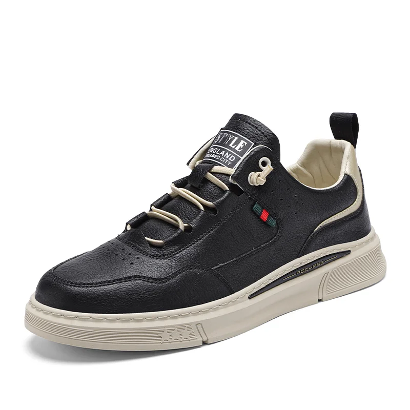 Xiaomi Mijia Seneakers Men Running Shoes Leather Casual Flats Male Fashion Classic Color Breathable Slip-On Outdoor Sports Shoes