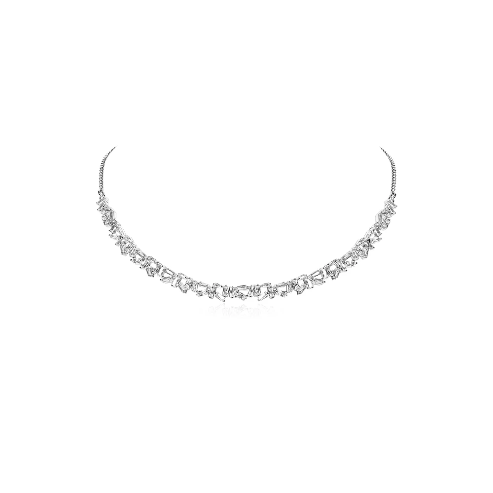 

Shining irregular rubble choker collarbone chain women's fashion temperament necklace new neck chain jewelry