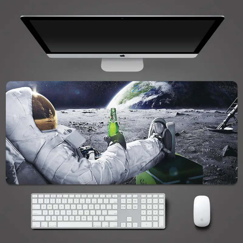 

Creativity Laptop Gamer Mousepad Gaming Mouse Pad Large Locking Edge Keyboard 80x30 Cm Deak Mat Kawaii Mouse Pad