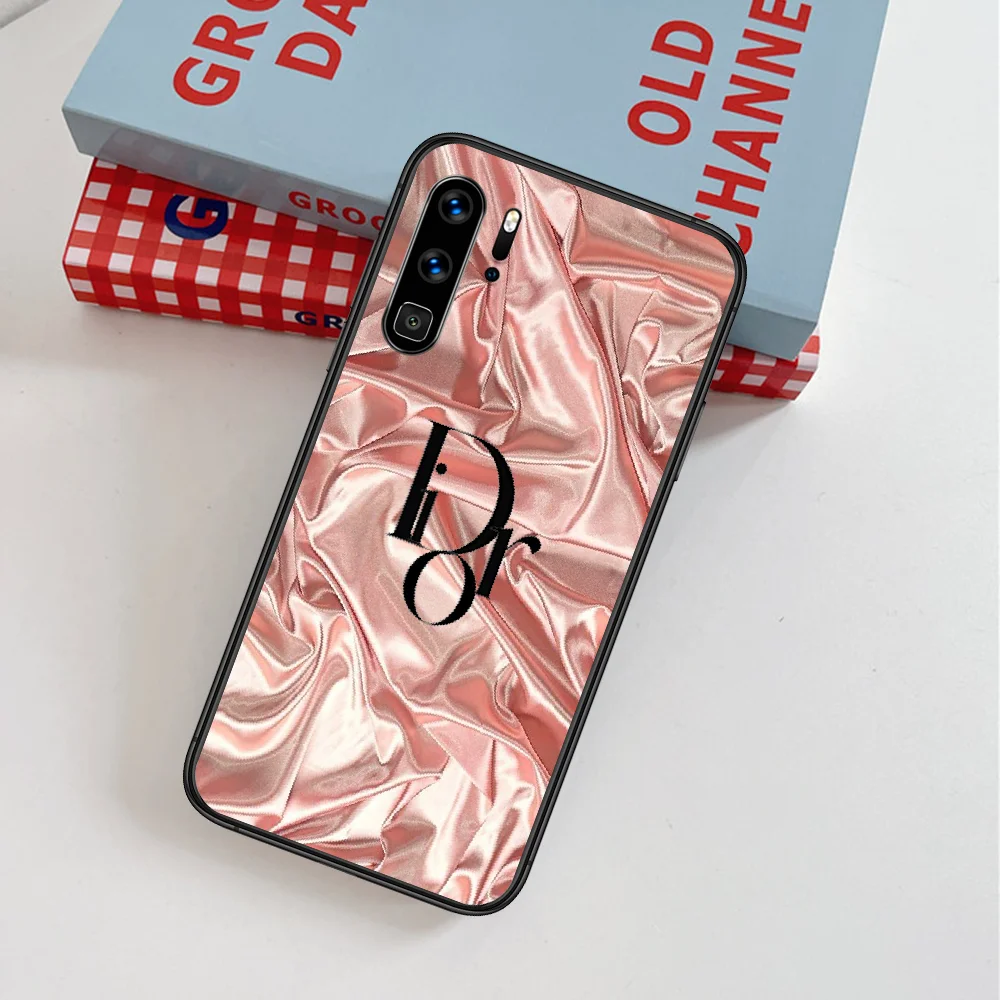

France Luxury Brand Phone Case For Huawei P Mate Smart 10 20 30 40 Lite Z 2019 Pro black Prime Pretty Shell Luxury Coque