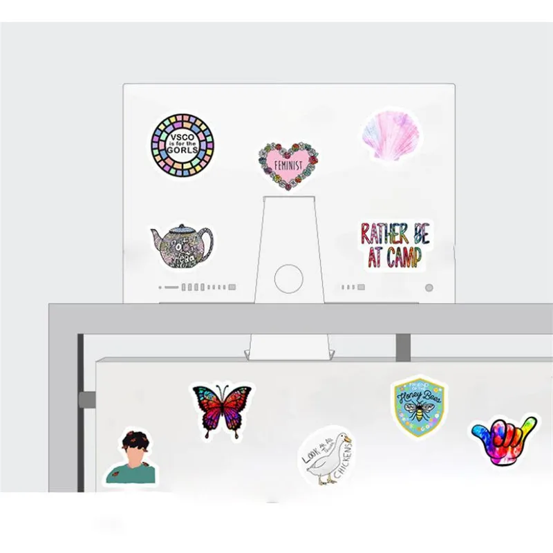 

10/30/50PCS colorful cartoon cute small fresh personality luggage laptop decoration graffiti sticker decoration wholesale