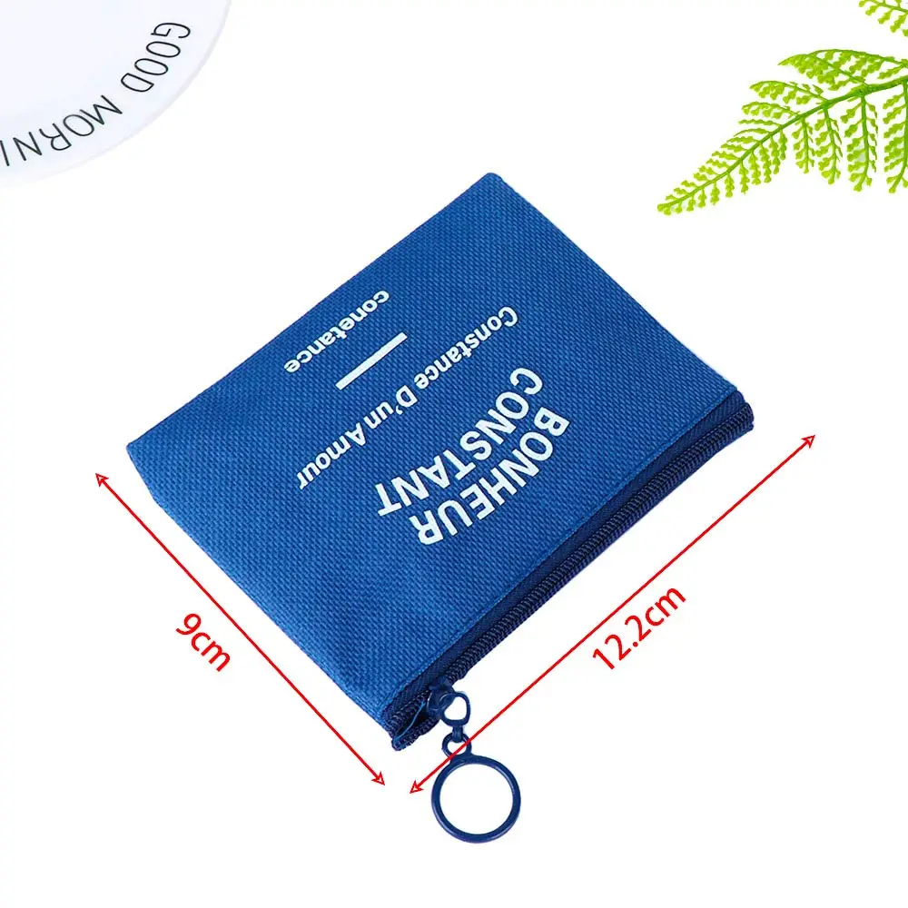 Холщовый кошелек унисекс 1 шт. мини для ключей от карт Холщовая Сумка маленький на