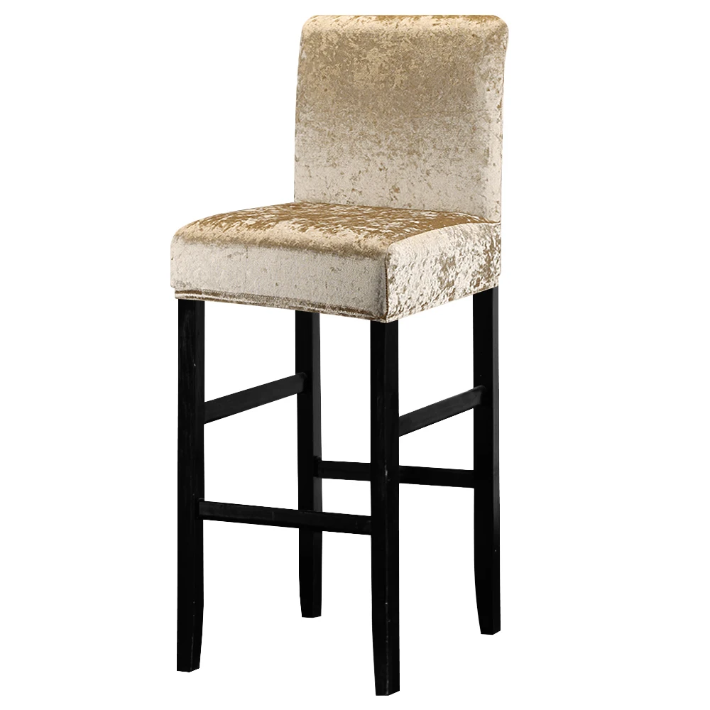 

1/2/4/6 Stretch Short Back Chair Covers Gold Diamond Chair Cover Washable Bar Home Hotel Banquet Party Leorate Christmas Modern