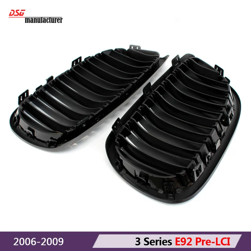 E92 черный бампер решетка решетки abs сетка для bmw 3 серии e92 e93 pre lci 2006 2009 316i 318i 320i 323i 325i
