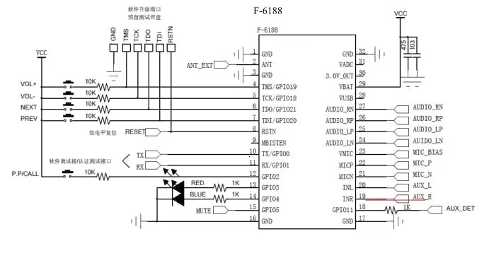 GREATZT 1 шт. Bluetooth стерео аудио модуль передачи BK8000L AT команды SPP Bluetooth динамик усилитель DIY