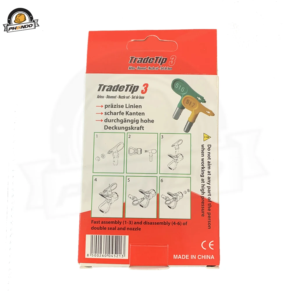 Наконечник PHENDO HEA 512 514 516 518 520 наконечник безвоздушного распылителя низкого