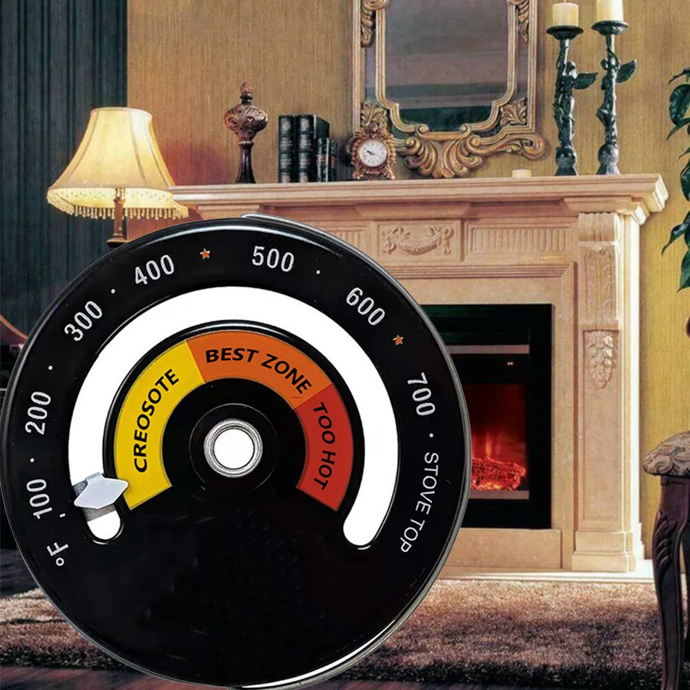 

Stove Flue Stove Thermometer Aluminum Alloy .63x9mm Accessories Replacement