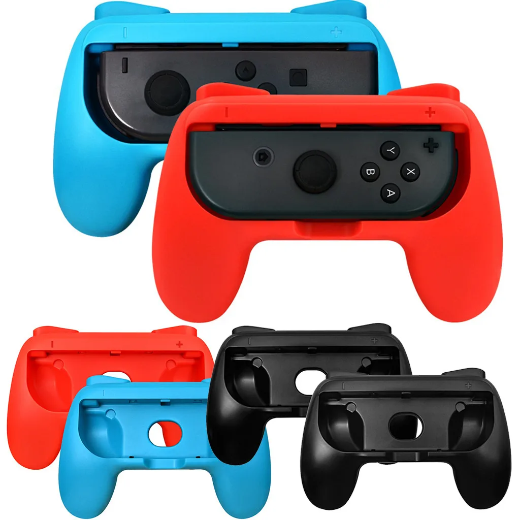 

New 2PCS Silicone Controller Grips For Nintendo Switch Joy-Con Console Holder Durable ABS dustproof Handle For Nintendo Switch