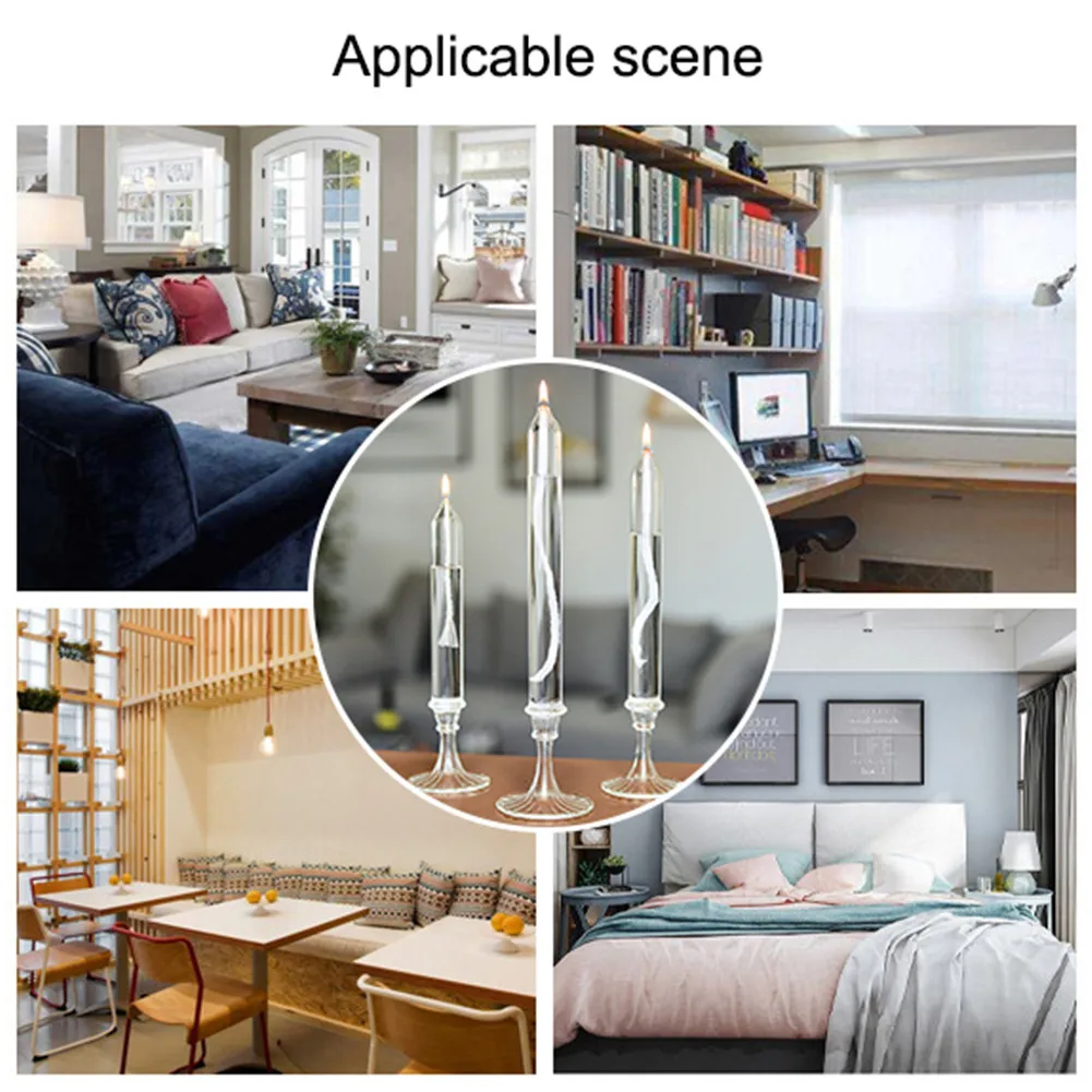 Скандинавский стеклянный подсвечник романтичный креативный украшение для дома