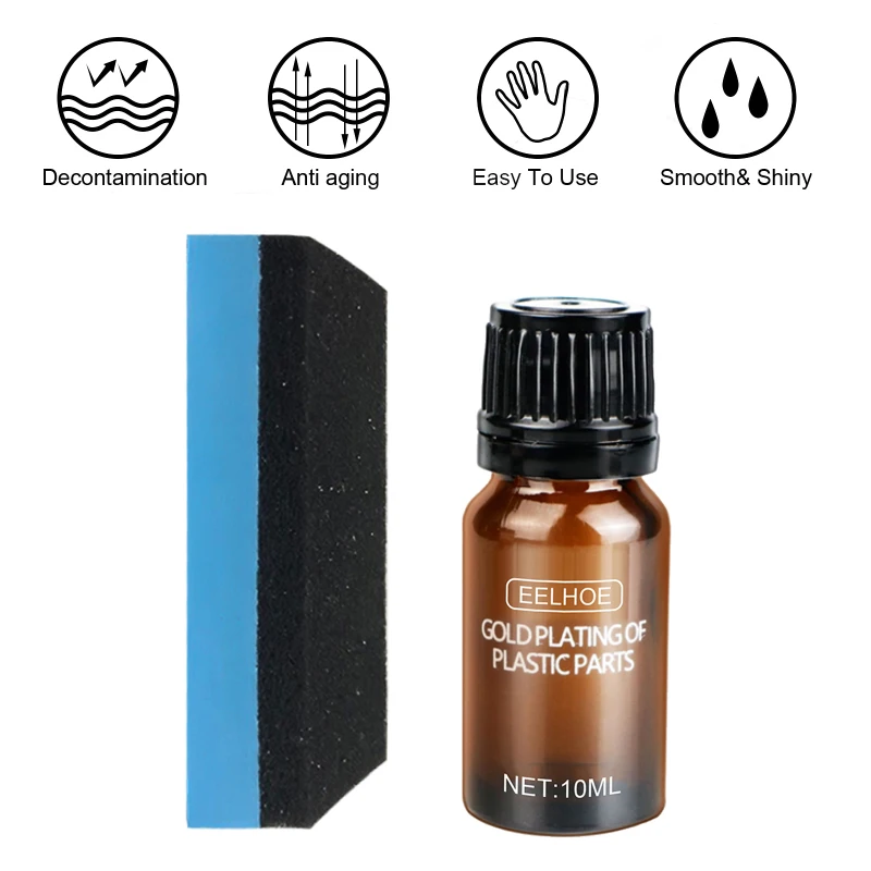 

10/20/30ml Car Plastic Refurbishing Agent Car Parts Refurbish Agent Coating Paste Maintenance Cleaner Plastic Retreading Agent