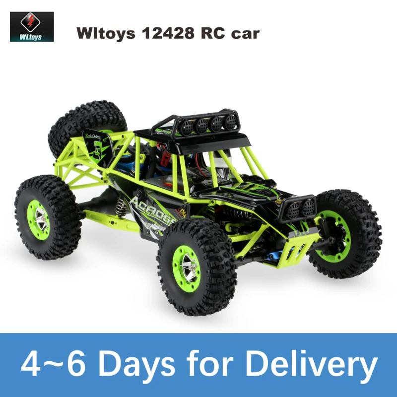 2 4G 4WD Wltoys 12428 1/12 RC автомобиль 4wd электрический матовый гоночный гусеничный RTR
