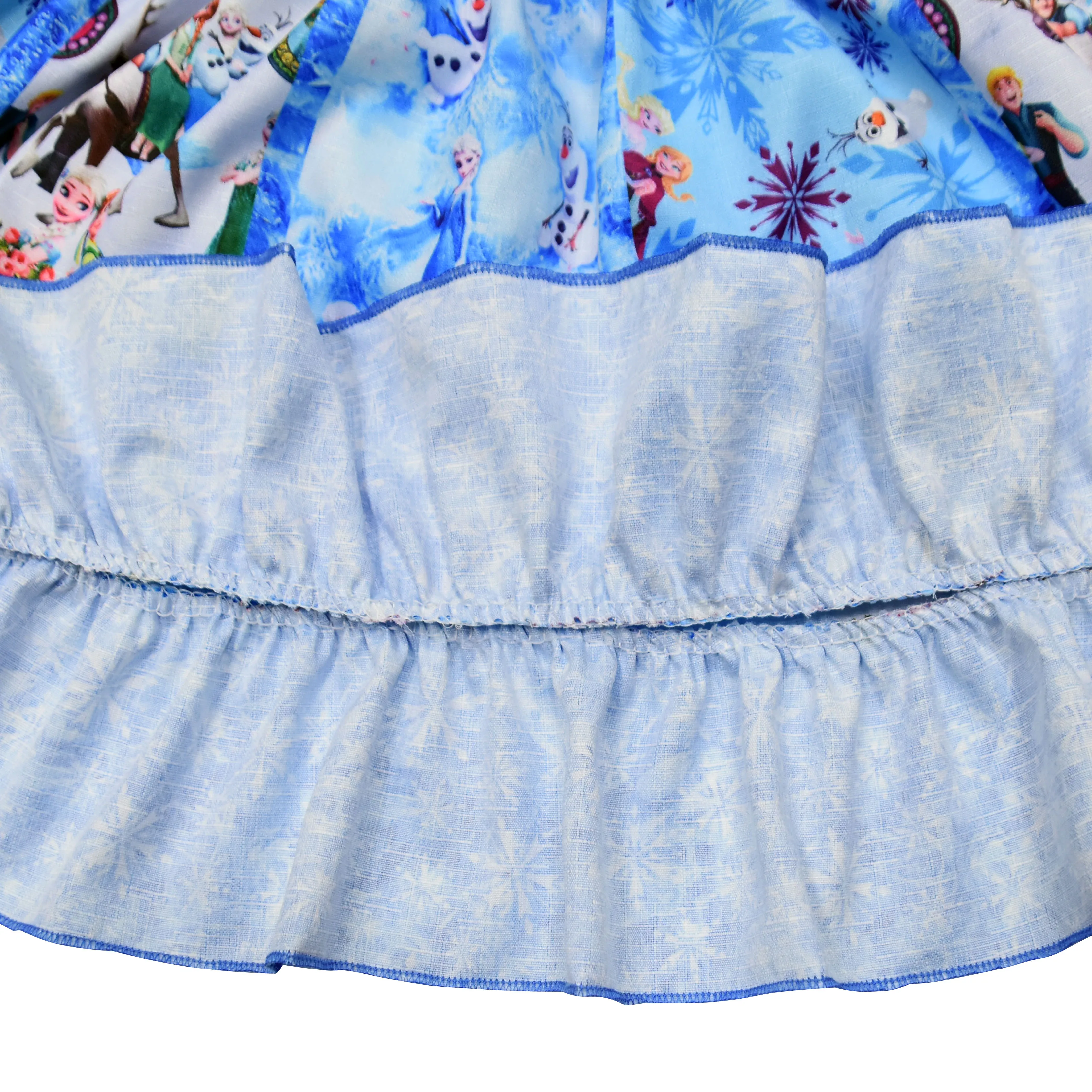 Рождественское платье для девочек карнавальный костюм Анны и Эльзы 2 принцессы с