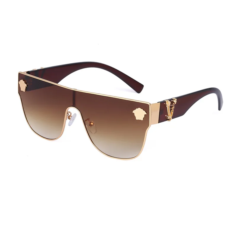 

2021 new sunglasses men's fashion European and American net red same style one-piece sunglasses female trend sunglasses