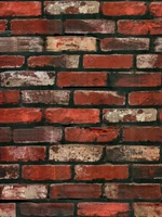 vinyl brick textured wallpaper peel stick wallpaper vintage red bricklaying pattern self adhesive waterproof home decorative