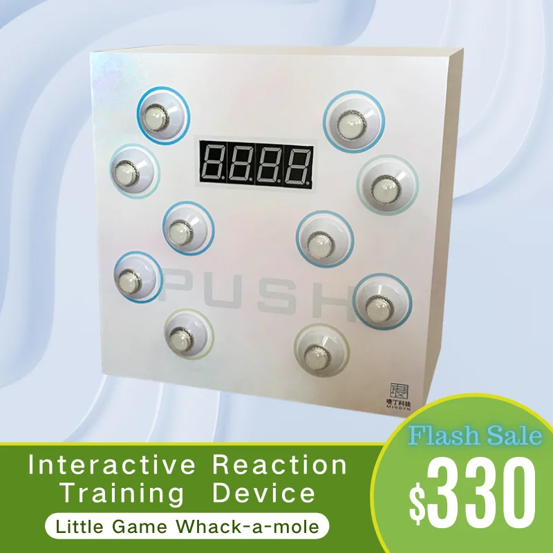 Reaction Training Mole Attack Interactive Touch Device Customizable Warm-up Installation Outfield Events Game Device