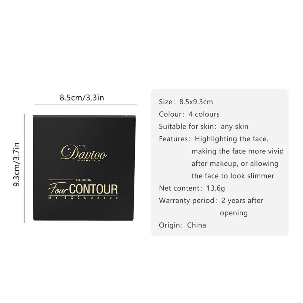 Не Цветущий 4 цвета мерцающий матовый ню макияж палитры пигментированный стойкий