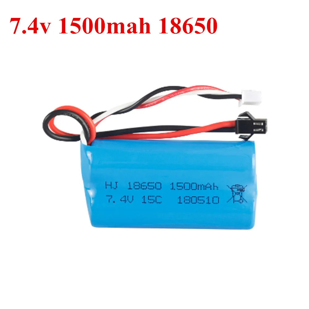 74 v 1500mah 2500mah 3000mah 18650 батарея для wpl mn99s d90 u12a s033g q1 h101 74 v ба