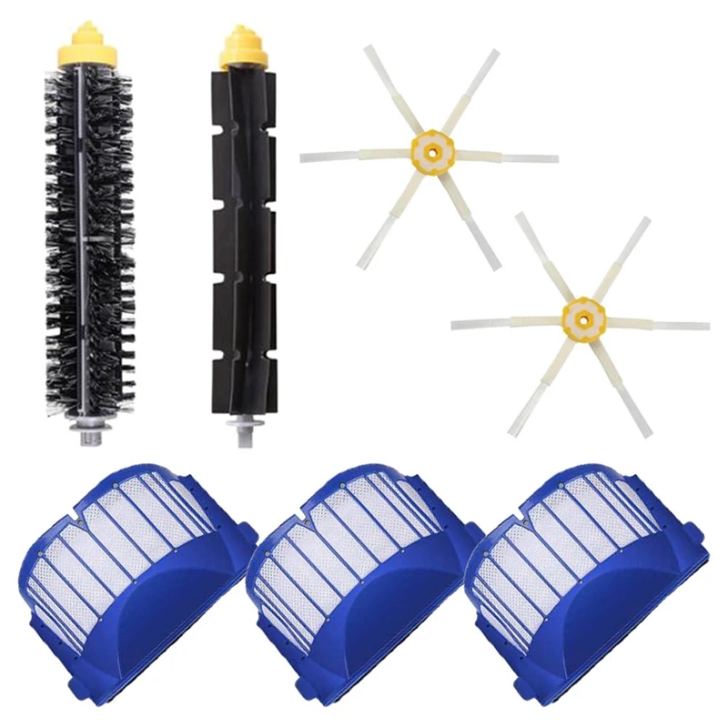

Replacement Kits For Irobot Roomba 600 Series 610 620 630 650 660Vacuum Cleaner Beater Bristle Brush/Hepa Filter