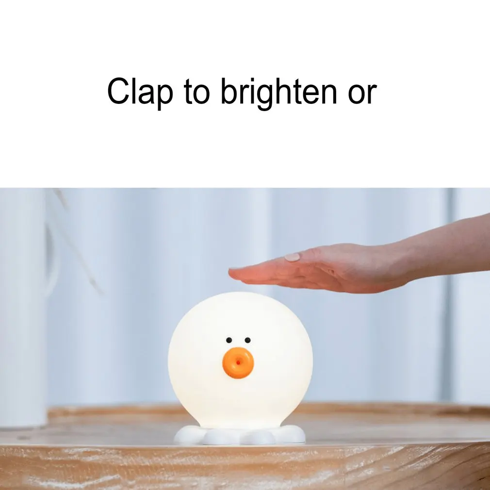 Ночник светодиодный силиконовый осьминог цветной светильник прикроватный для