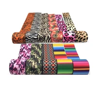 25mm 38mm 1 meterlot leopard stripe print garment waist elastic webbing diy apparel band bags strap sewing accessories