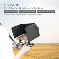 remote controller tablet holder with sun hood neck strap adjustable angle for mavic air 2minimini sepro2air accessories