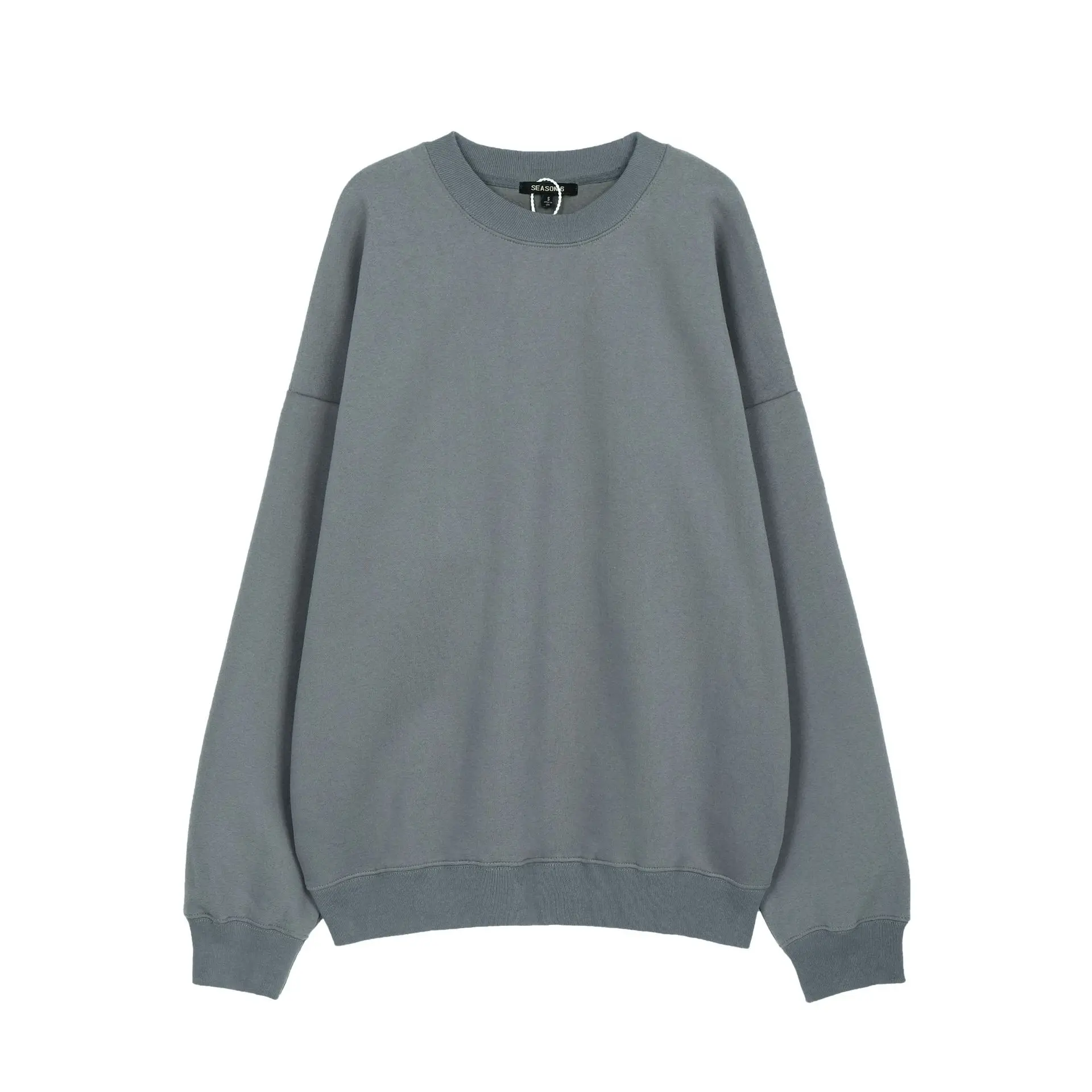 

new 2021 YEEZY SEASON6 KANYE big talker coconut add wool turtleneck pure color cotton round collar men women who dress