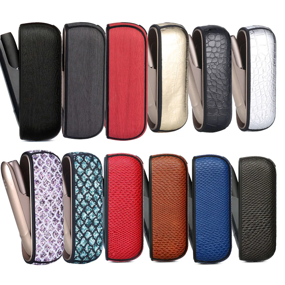

18 Colors Bling Style Wood Crocodile Case for Iqos 3.0 Cover Protective Case Iqos 3/3 DUO Leather Pouch Carrying Bag Accessories