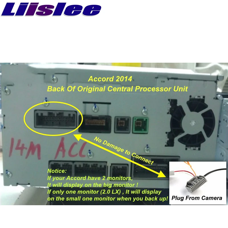 Оригинальная Заводская Камера подключения/монитор Автомобильная камера для HONDA