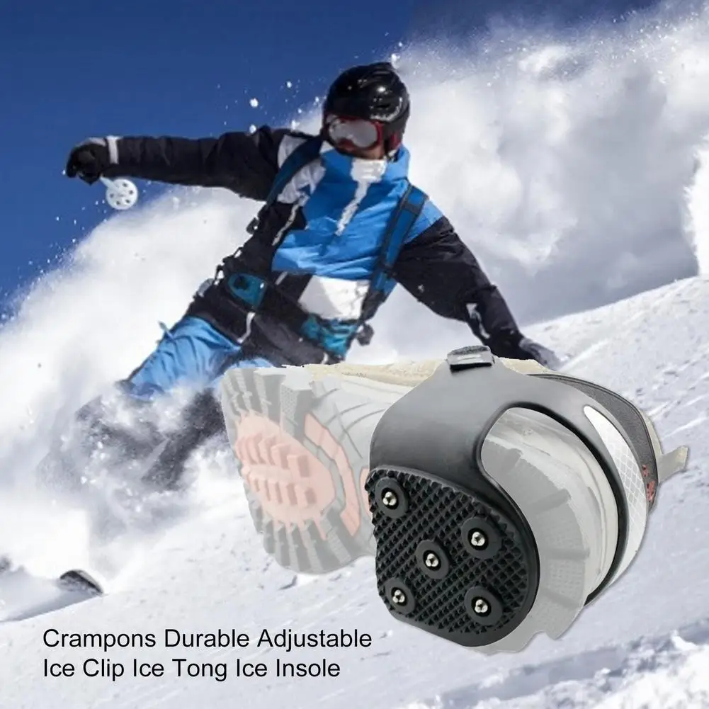 

Crampons Durable Adjustable Ice Clip Ice Tong Ice Insole Snow Skid Non-slip Shoes