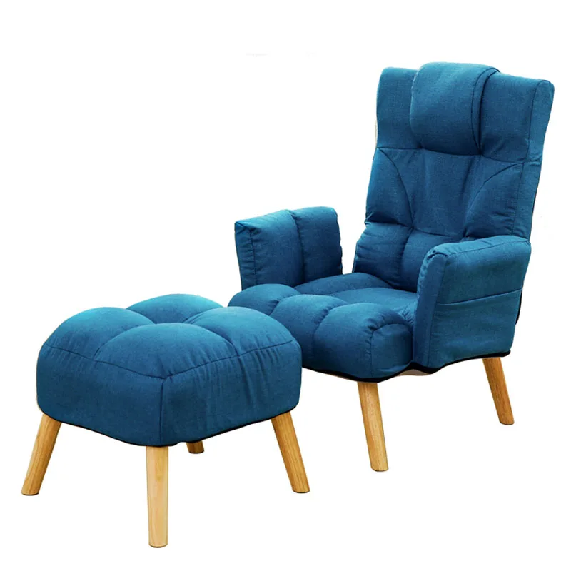 Ленивый диван один стул милая девочка спальня маленький Простой чистый красный