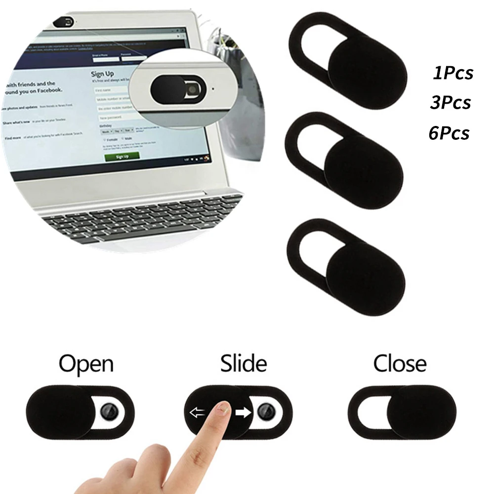 Крышка веб камеры затвор Магнитный слайдер пластиковый для Iphone ноутбука ПК