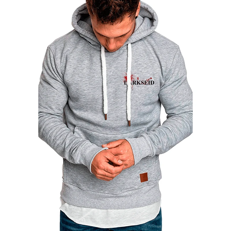 

New Men's Sports Hoodie Fashion Solid Color Outdoor Sports Hoodie Loose Large Size Casual Hoodie 9 Colors
