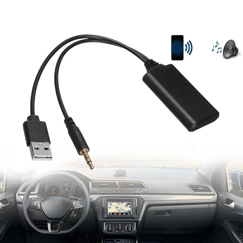 

Car AUX Bluetooth Audio Receiver HIFI Sound Quality Plug And Bluetooth Auxiliary Input Adapter