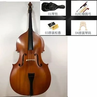 4 strings 34upright double bass popular wood hand made upright bass with all accessories contrabass