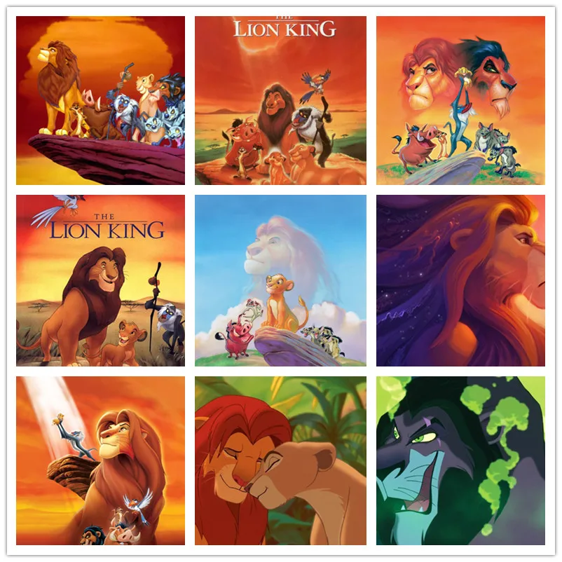 

Алмазная вышивка с животными из мультфильма «сделай сам»