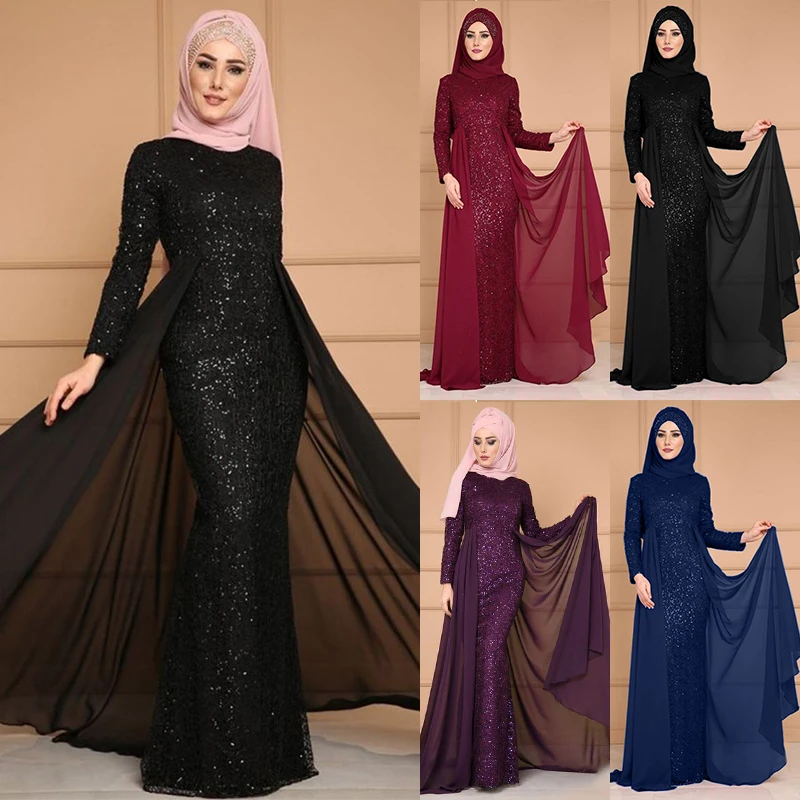 Дубай Абая для женщин djellaba femme поддельные две части турецкий кафтан marocain tesettur elbise