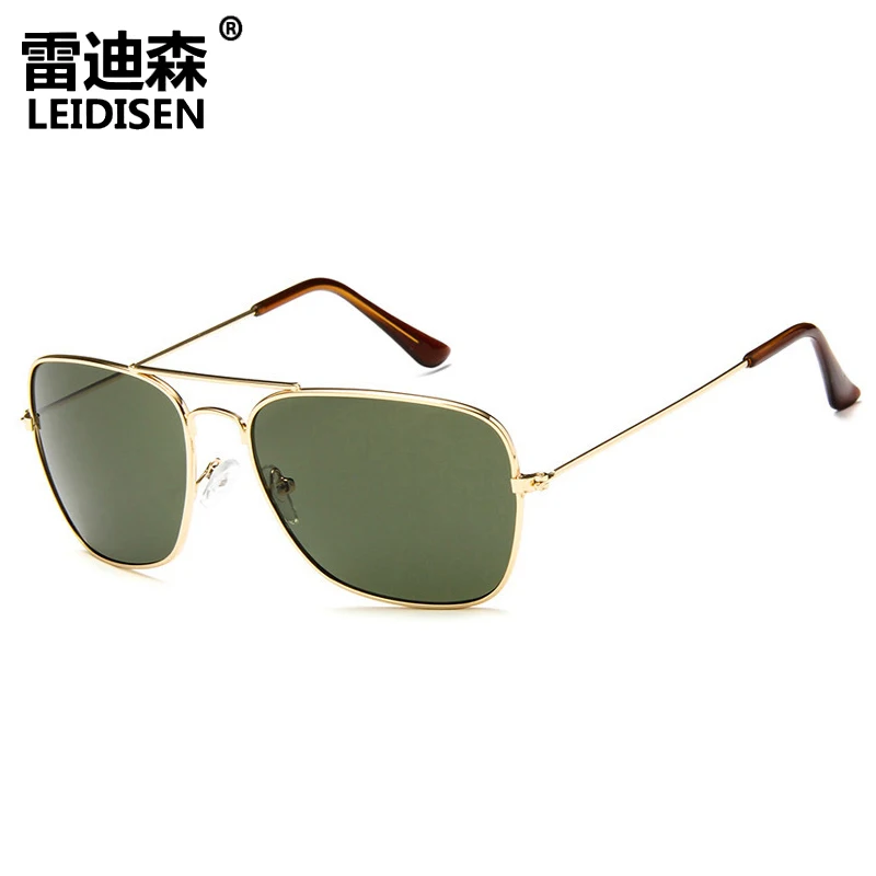 LEIDISEN классические квадратные мужские солнцезащитные очки Женские винтажные