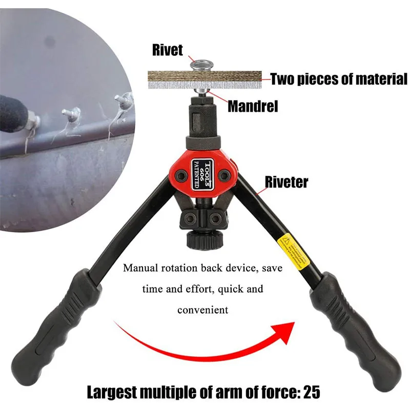 Заклепочная Гайка Набор инструментов трудосберегающий ручной клепальный