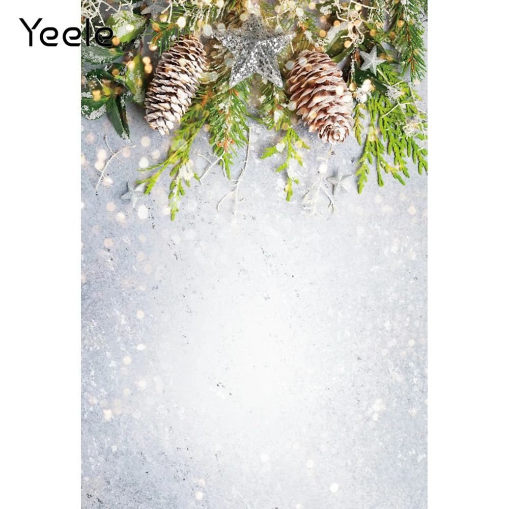 

Yeele Photophone For Photos Christmas Pine Light Bokeh Baby Shower Photography Backdrops Photographic Backgrounds Photo Studio