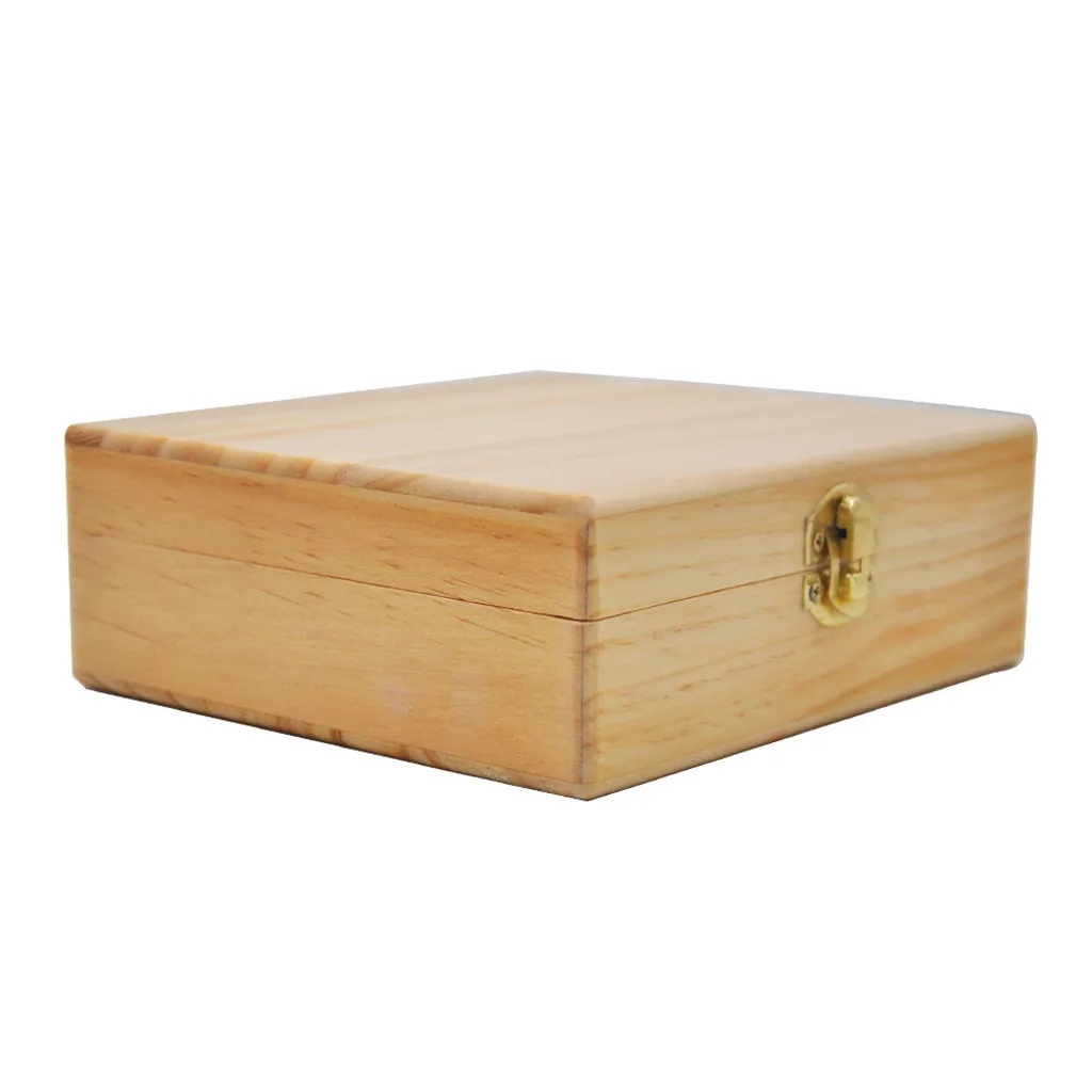 

Top Storage Box Wood Stash Box With Rolling Tray Large And Perfect To Organize Your Accessories Unisex High Quality Brand new#35