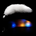 Металлический светодиодный светильник с хвостом Анальная пробка для женщин и мужчин секс-игрушки взрослые пары инструменты Анальная пробка эротический светящийся хвост Женский Мужской секс-игрушки магазин