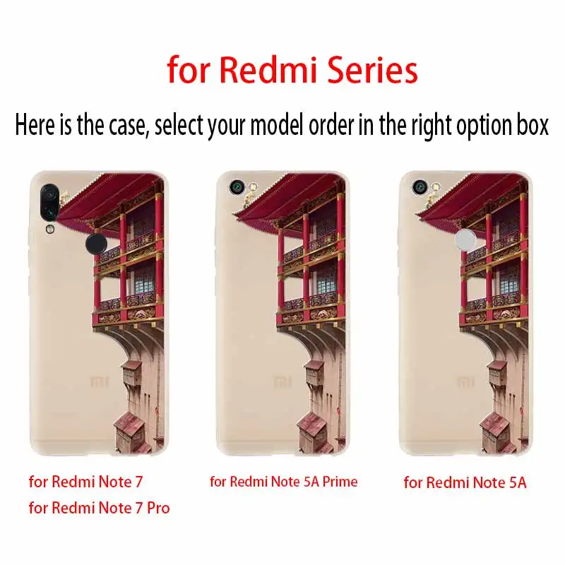 spirited away profile Fashion Soft TPU Case For Xiaomi Redmi Note 11 10 9 8 7 Pro Max 10S 9S 9T 8T 4G 5G Cover | Мобильные телефоны