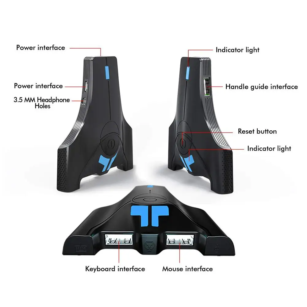 Мобильная игровая клавиатура мышь конвертер USB беспроводной Bluetooth адаптер