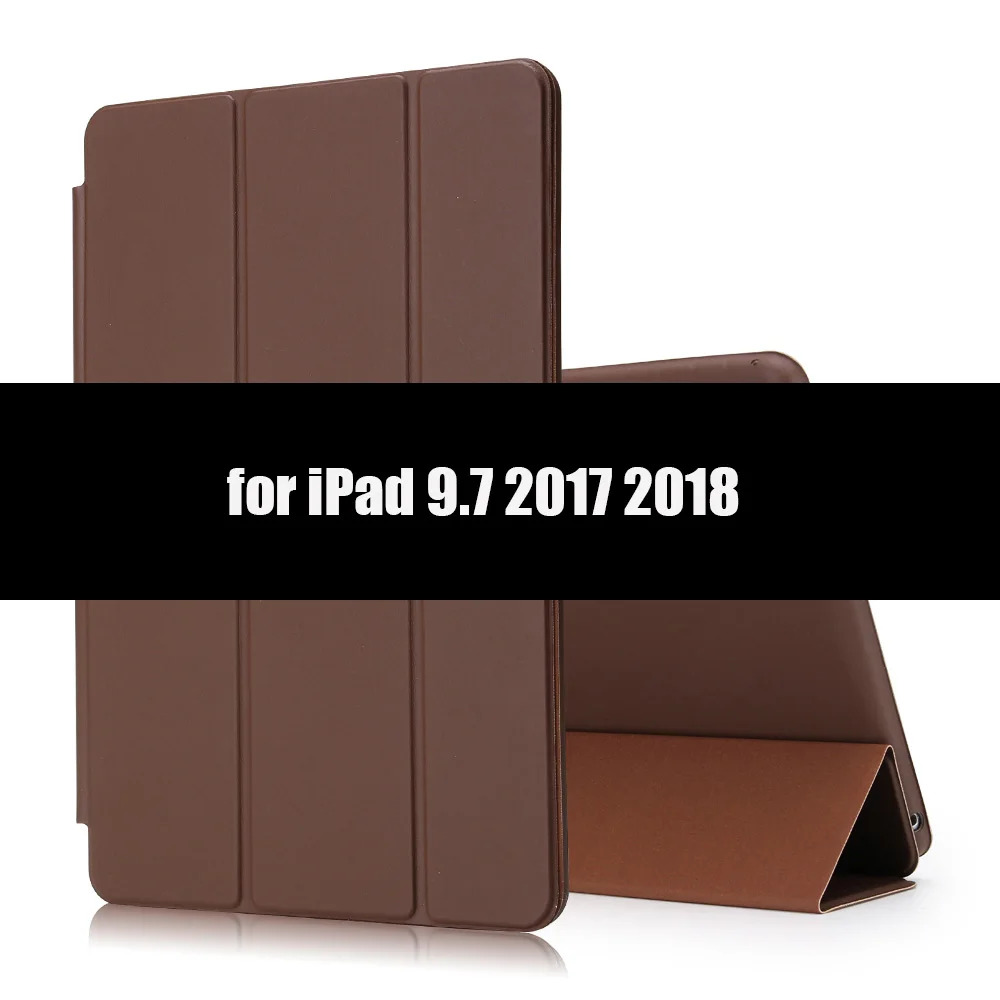 Brown-D Pu кожаный чехол для ipad 9,7 air 1 2 5th 6th Generation, Aiyopeen Магнитный Флип смарт-чехол для ipad 4 3 2 Чехол - Цвет: Brown-D