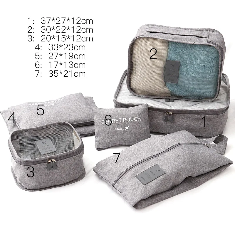 Упаковочный Органайзер с сумкой для обуви и косметическими сумками хранения