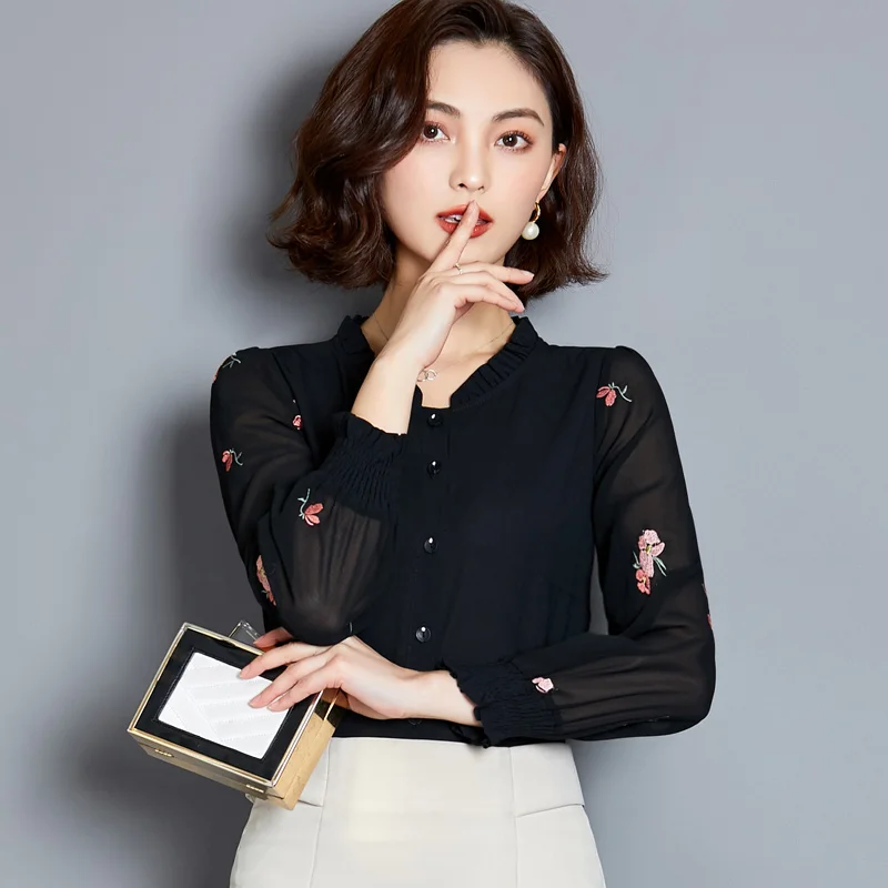 Весна женская одежда 2021 женские блузки размера плюс белая рубашка с длинным