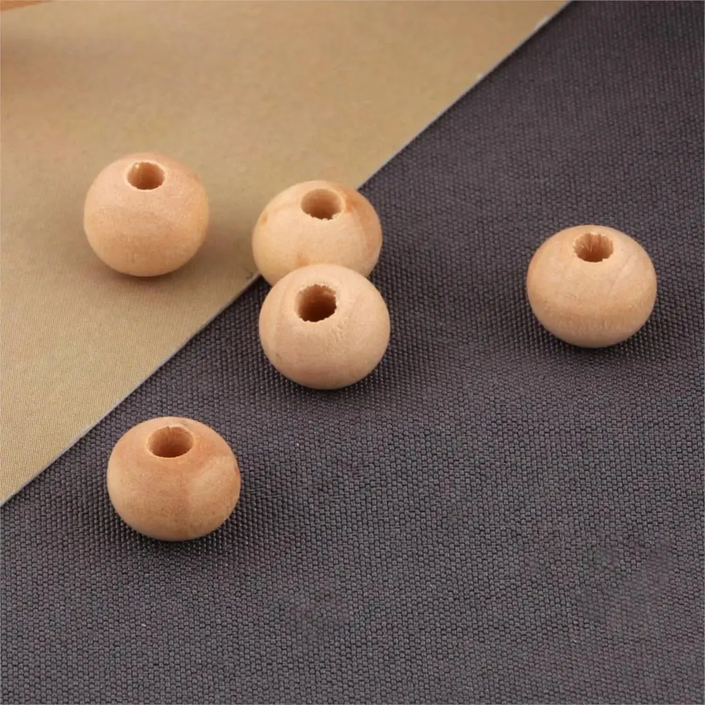 10 шт. бусины из натурального дерева без лака|wood spacer|connector diyspacer beads |