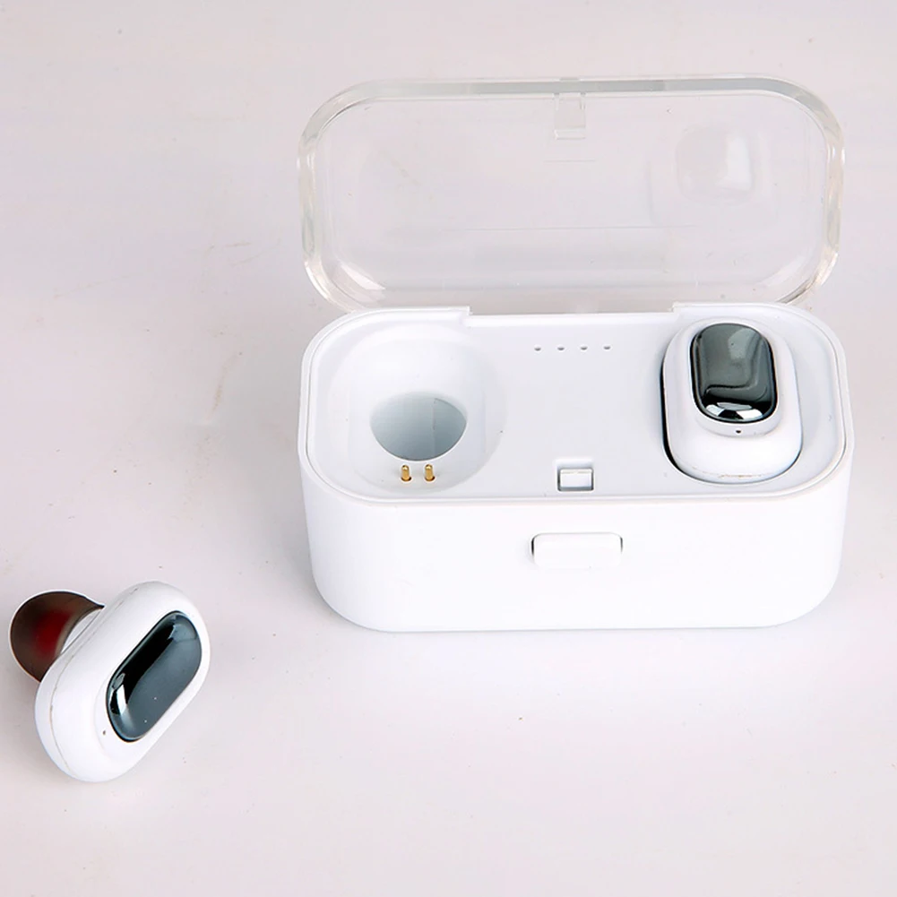 Мини беспроводные питание от батарейки громкой связи Bluetooth наушники невидимые