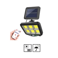 seperable powerful outdoor solar light wall street light with motion sensor ip65 waterproof remote control 3 modes adjustable an