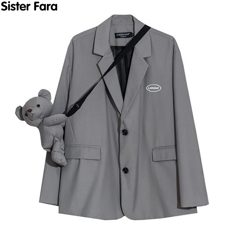 Сестры Fara Новинка весны 2021 блейзеры с вытачками женские сумки через плечо куртка